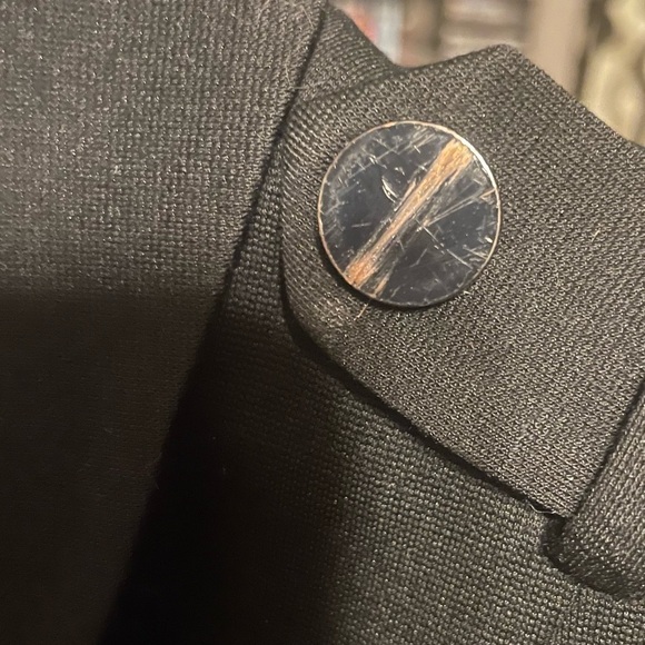 Robert Rodriguez Black Ponte Moto Jacket Double Breasted Size 6 - Picture 7 of 11